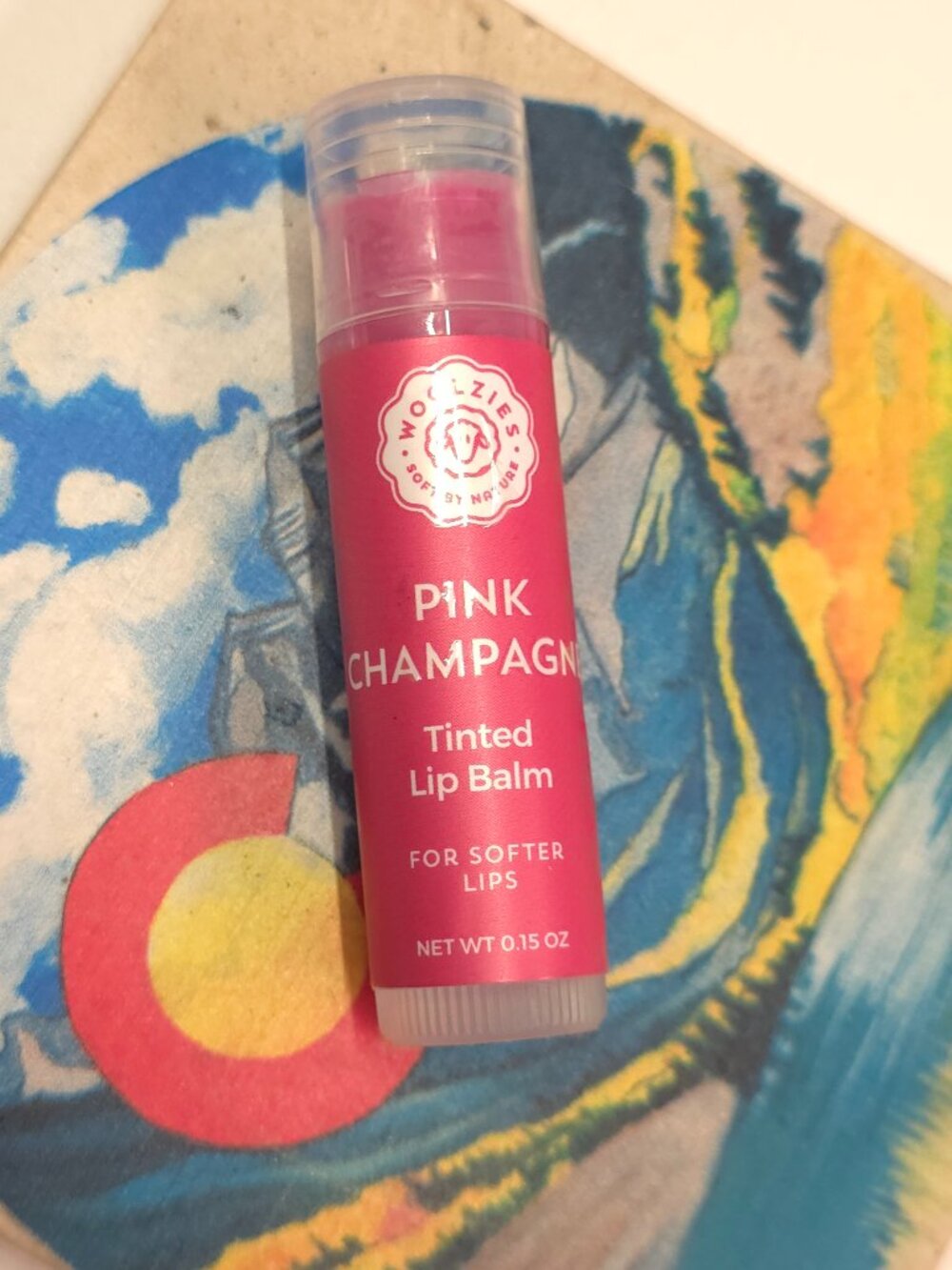 Woolzies Tinted Lip Balm - Pink Champagne